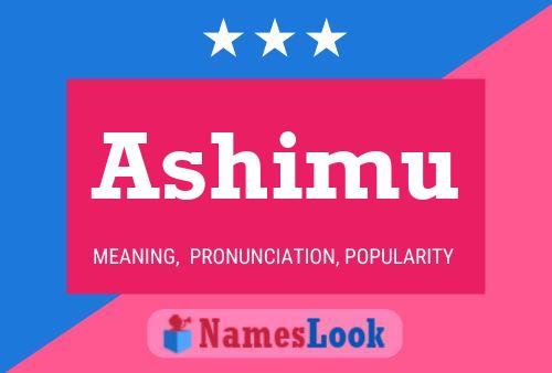 ملصق اسم Ashimu