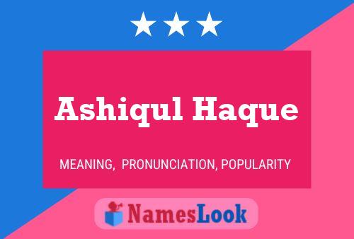 ملصق اسم Ashiqul Haque