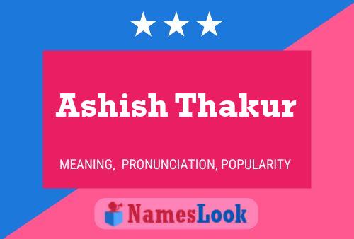 ملصق اسم Ashish Thakur