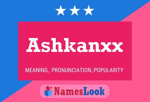 ملصق اسم Ashkanxx