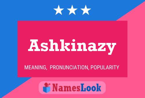 ملصق اسم Ashkinazy