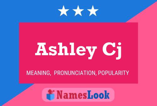 ملصق اسم Ashley Cj