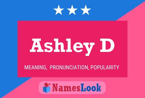 ملصق اسم Ashley D