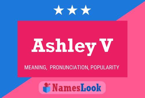 ملصق اسم Ashley V