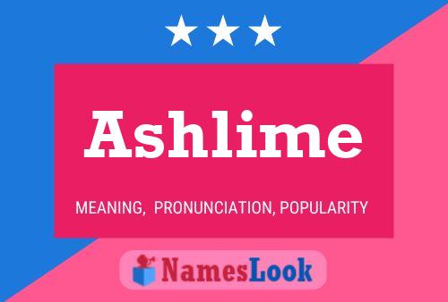 ملصق اسم Ashlime