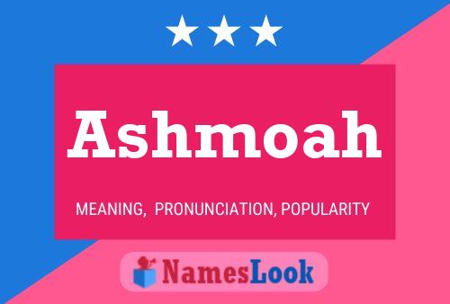 ملصق اسم Ashmoah