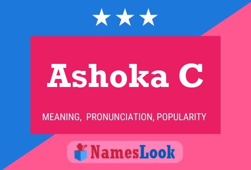 ملصق اسم Ashoka C