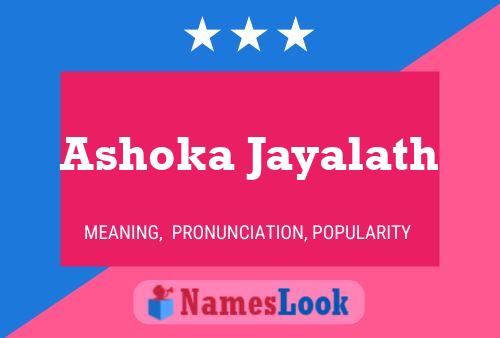 ملصق اسم Ashoka Jayalath