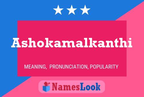 ملصق اسم Ashokamalkanthi