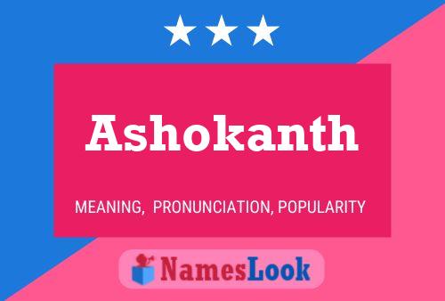 ملصق اسم Ashokanth