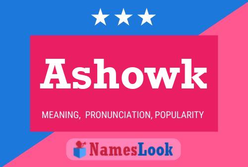 ملصق اسم Ashowk