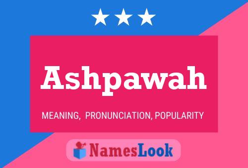 ملصق اسم Ashpawah