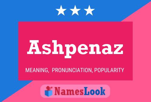 ملصق اسم Ashpenaz