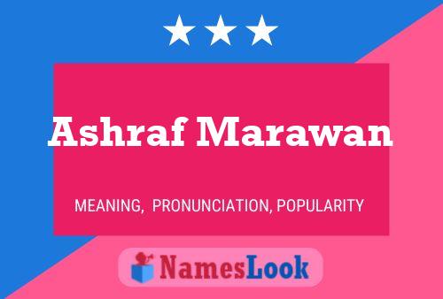 ملصق اسم Ashraf Marawan