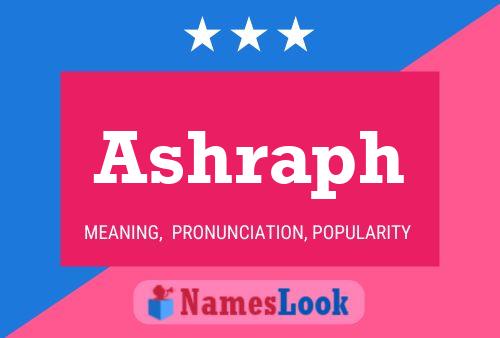 ملصق اسم Ashraph