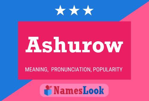 ملصق اسم Ashurow