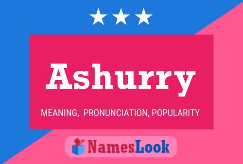 ملصق اسم Ashurry