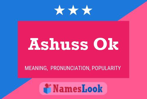 ملصق اسم Ashuss Ok