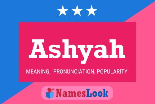 ملصق اسم Ashyah