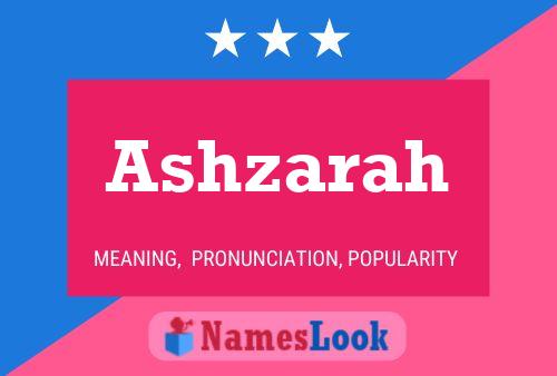 ملصق اسم Ashzarah