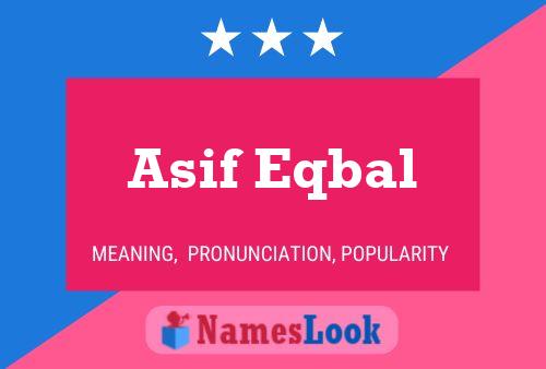 ملصق اسم Asif Eqbal