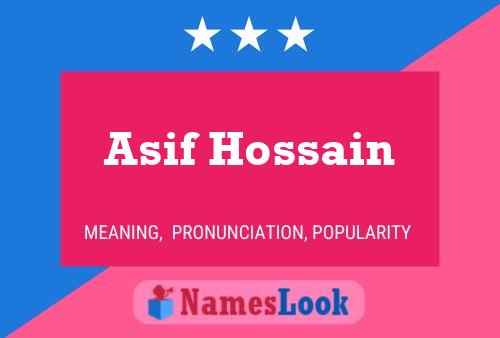 ملصق اسم Asif Hossain