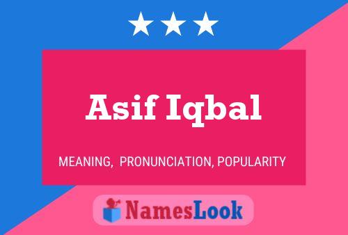 ملصق اسم Asif Iqbal