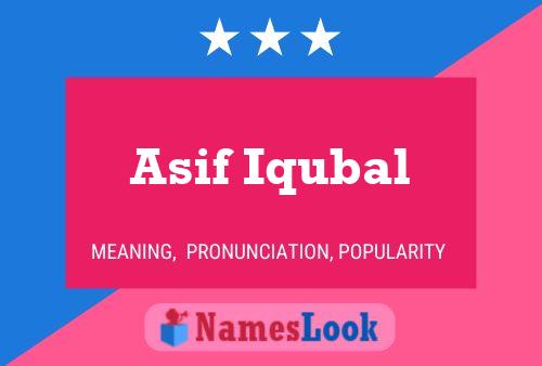 ملصق اسم Asif Iqubal