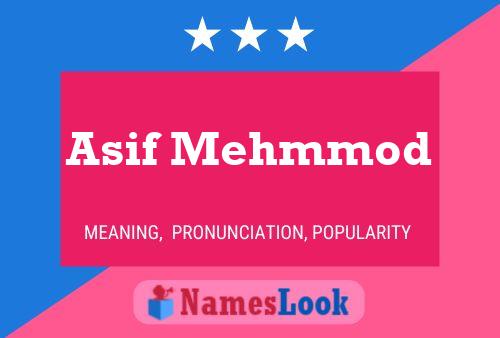 ملصق اسم Asif Mehmmod