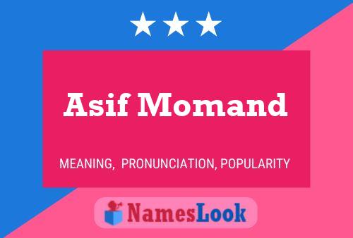 ملصق اسم Asif Momand