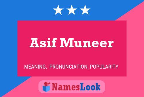 ملصق اسم Asif Muneer