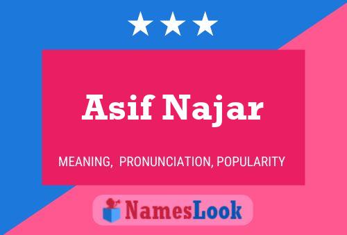 ملصق اسم Asif Najar