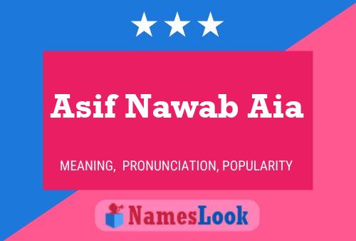 ملصق اسم Asif Nawab Aia