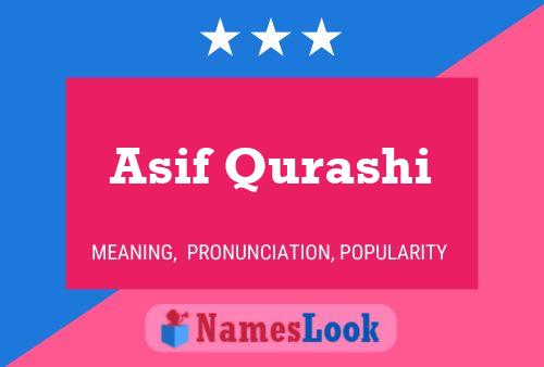 ملصق اسم Asif Qurashi