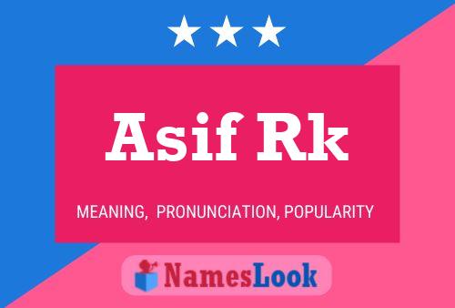 ملصق اسم Asif Rk