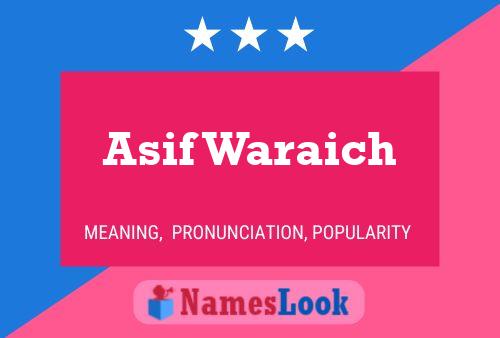 ملصق اسم Asif Waraich