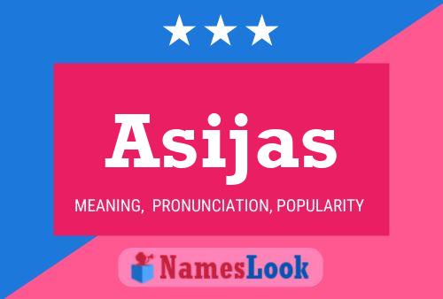 ملصق اسم Asijas