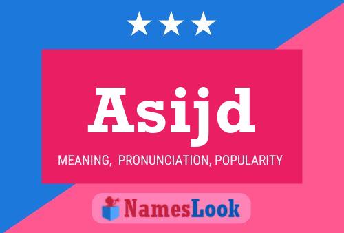 ملصق اسم Asijd