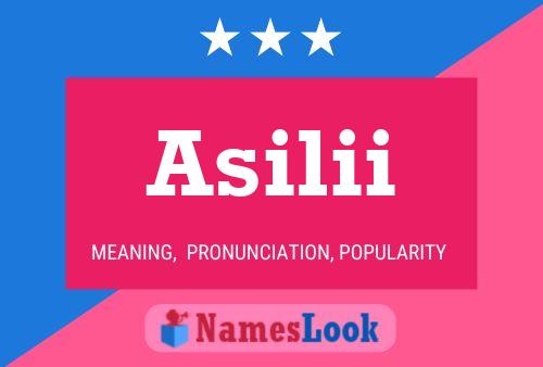 ملصق اسم Asilii