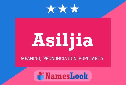 ملصق اسم Asiljia