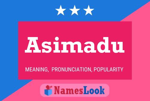 ملصق اسم Asimadu