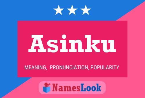 ملصق اسم Asinku