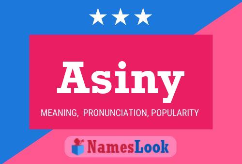 ملصق اسم Asiny