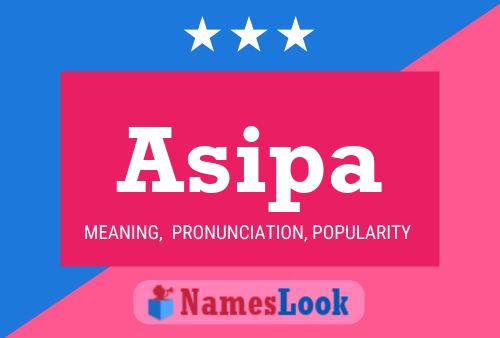 ملصق اسم Asipa