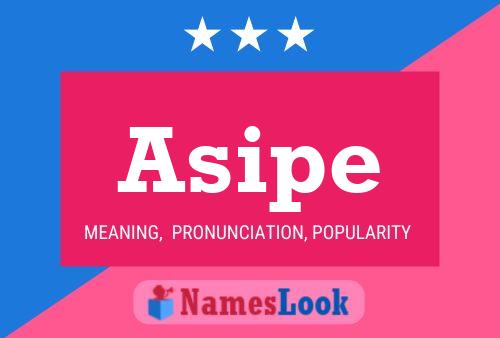 ملصق اسم Asipe