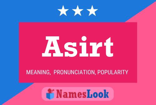 ملصق اسم Asirt