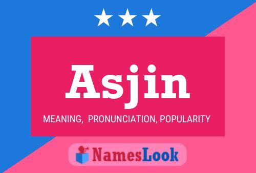 ملصق اسم Asjin