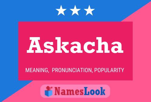 ملصق اسم Askacha