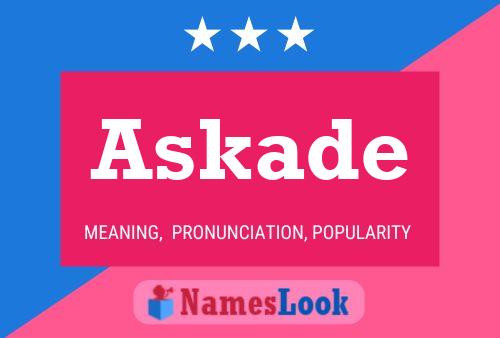 ملصق اسم Askade