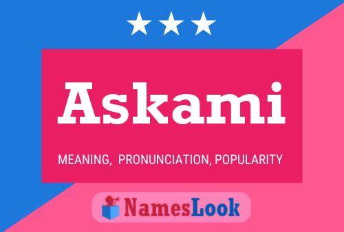 ملصق اسم Askami